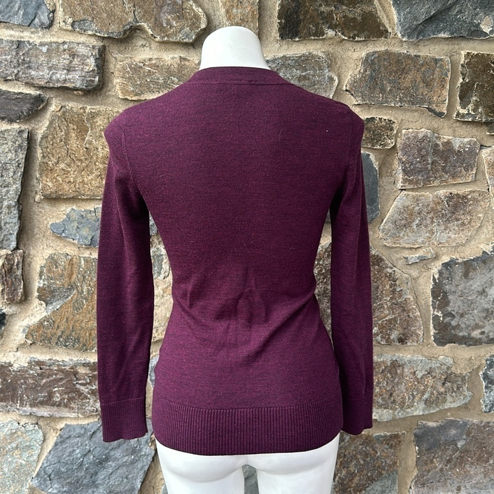 Tory Burch Simone Button-Front Wool Cardigan In P… - image 6